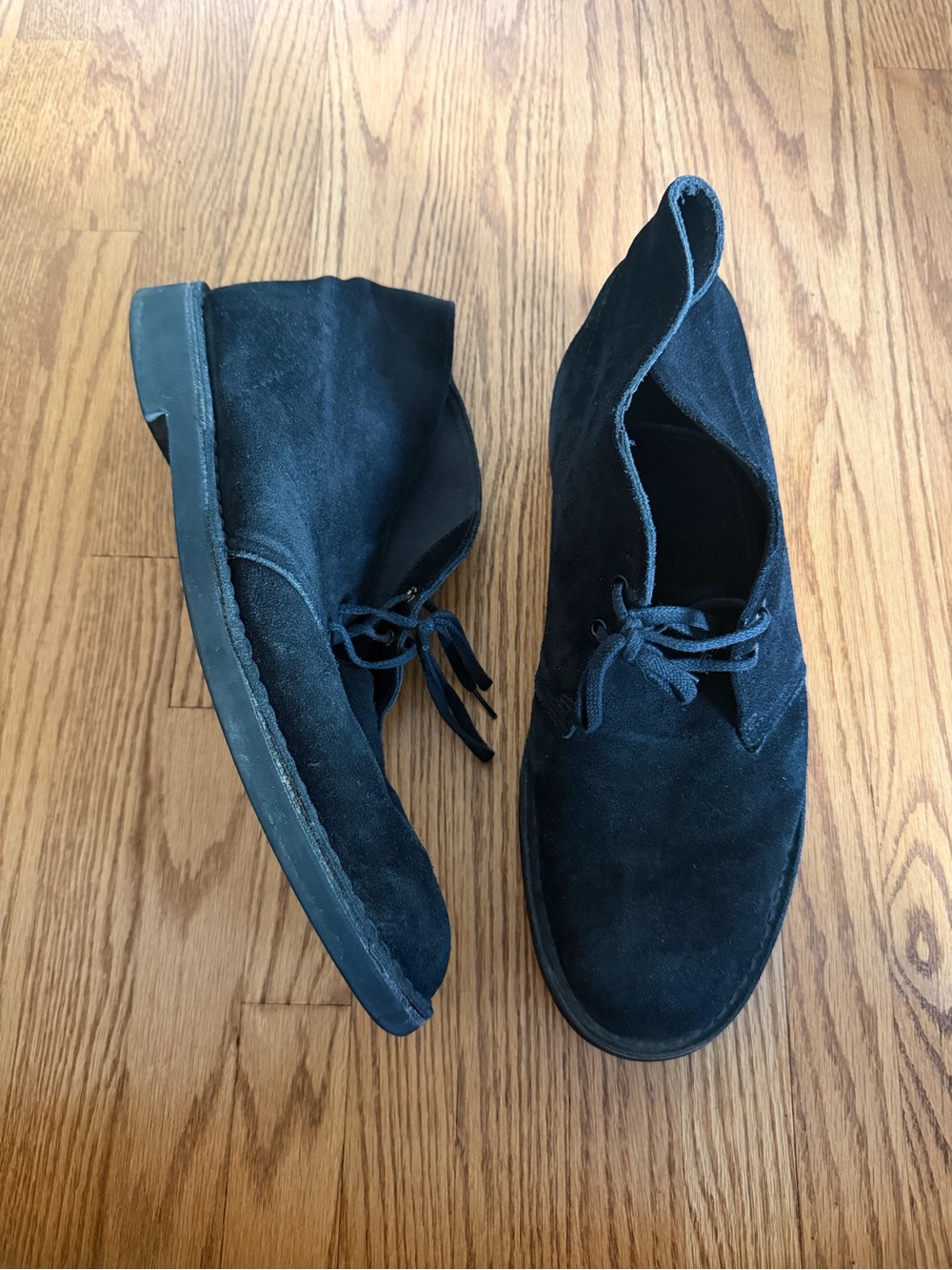 Clarks Black Suede Men's Chukka Boots